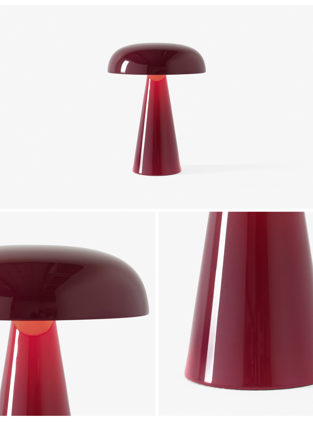 Rød Fluesvamp - Mushroom Table Lamp