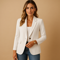 Fitted Women's Blazer - Slim-Fit Jacket in Multiple Colors and Sizes, Versatile Style for Formal and Casual Occasions 0