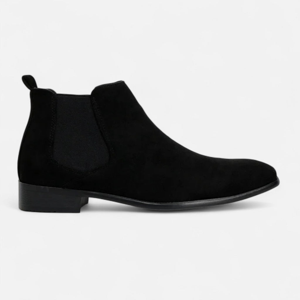 Men's Suede Chelsea Boots with Square Toe – Elegant Slip-On Design for Formal and Casual Wear 5
