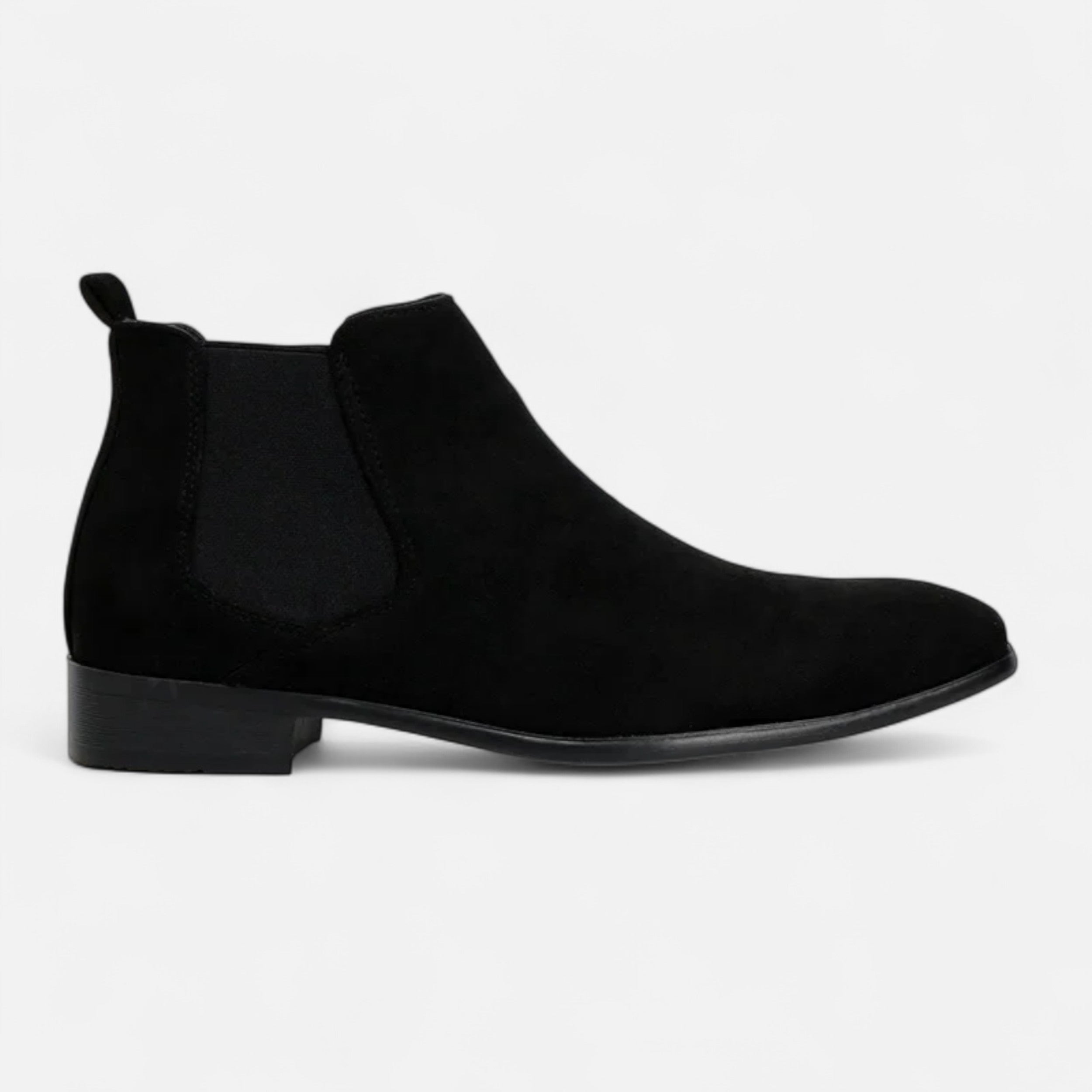 Men's Suede Chelsea Boots with Square Toe – Elegant Slip-On Design for Formal and Casual Wear 5