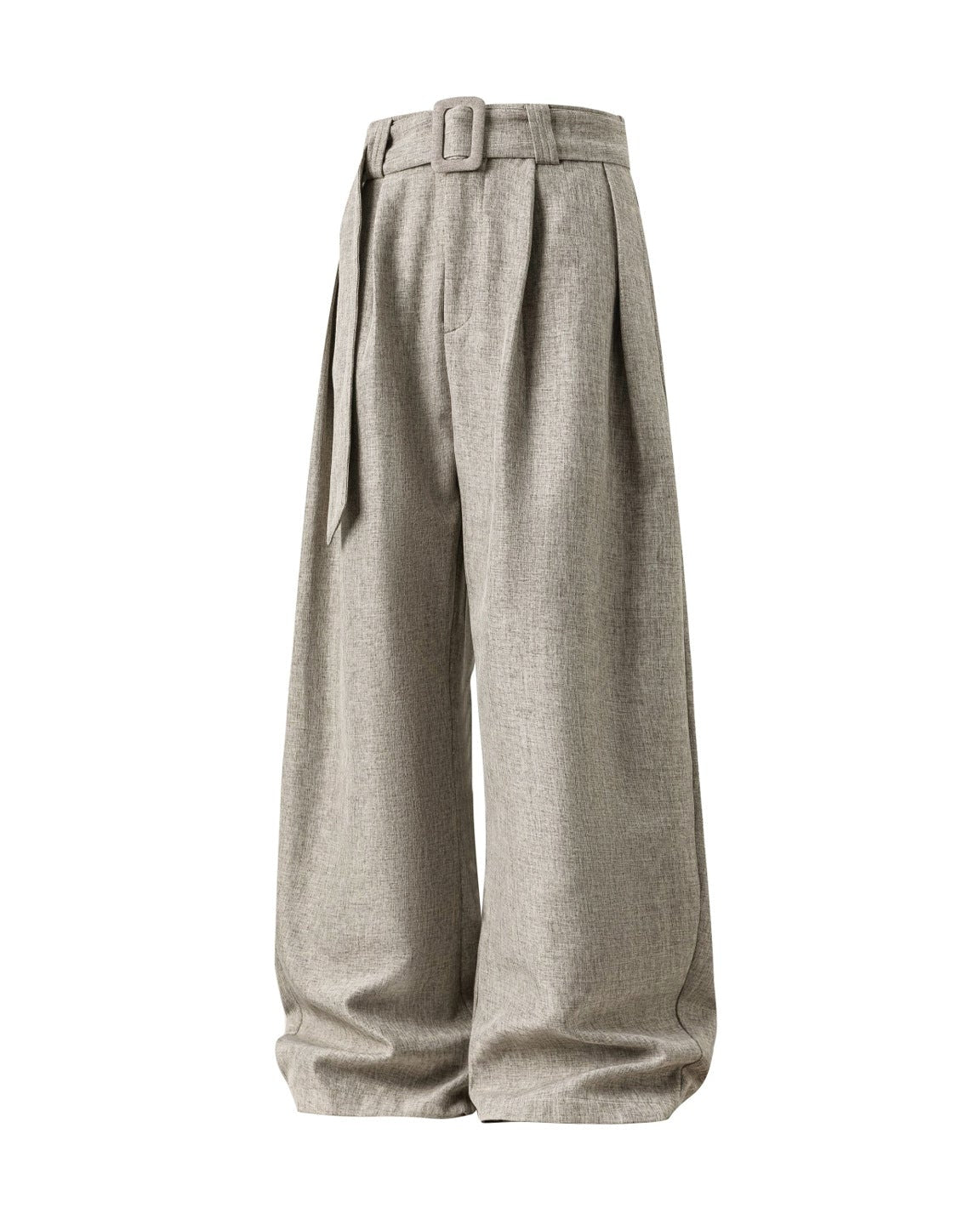 Men's Wide-Leg Trousers in Wool Blend – Comfortable Pleated Design for Versatile Style and All-Day Comfort 4