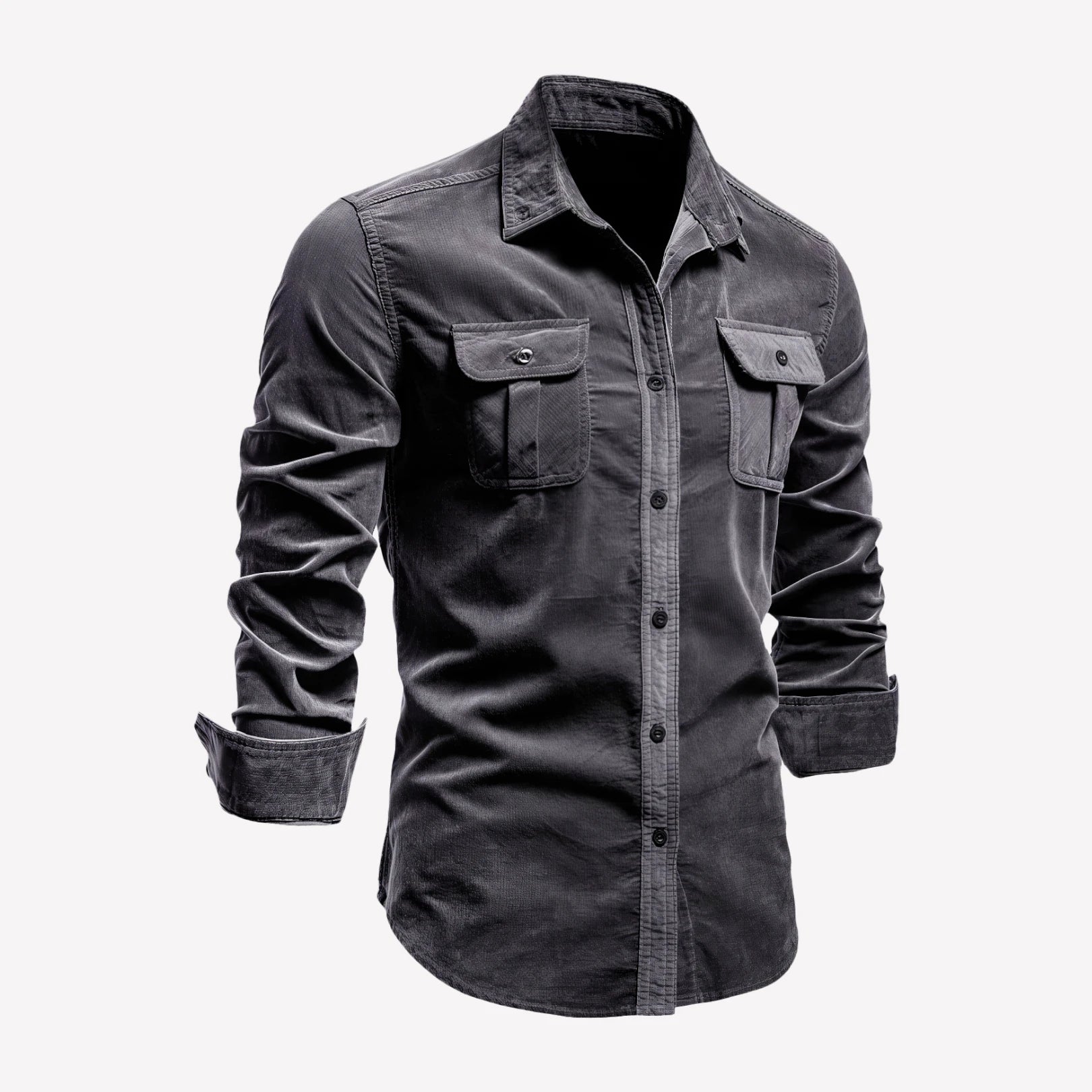 Soft Mens Corduroy Shirt – Relaxed Fit, Durable Fine-Wale Fabric for Everyday Wear, Perfect for Layering 1