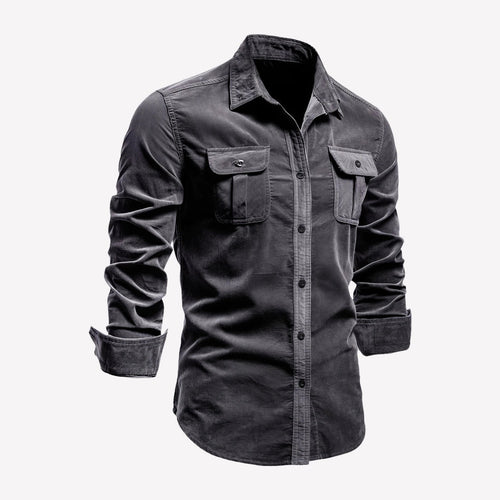 Soft Mens Corduroy Shirt – Relaxed Fit, Durable Fine-Wale Fabric for Everyday Wear, Perfect for Layering 1